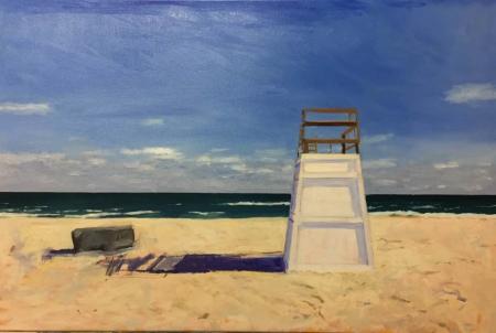 Lifeguard Chair
Oil on Canvas