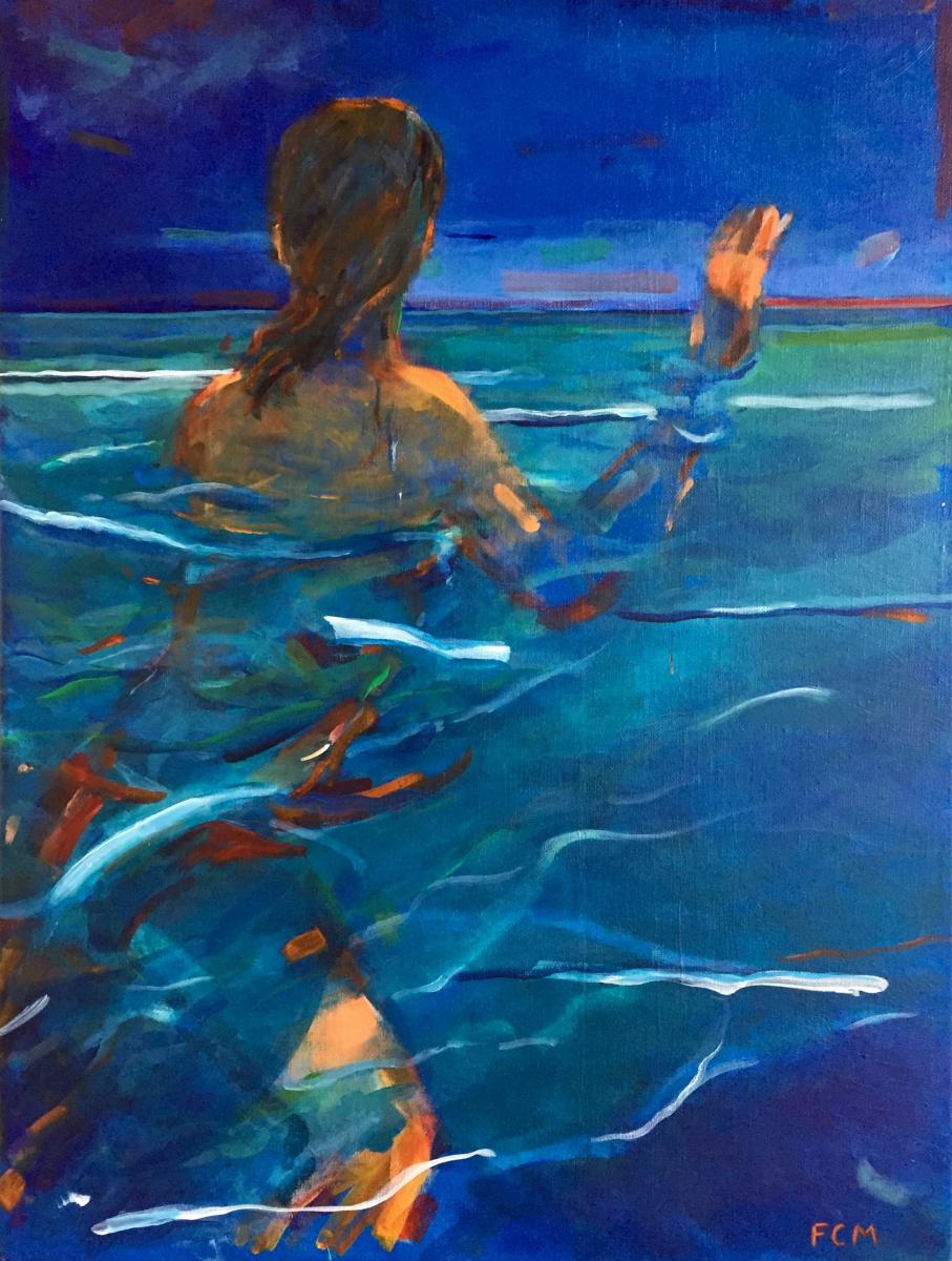 "The Swimmer"
18" x 24" acrylic on canvas
$3,000