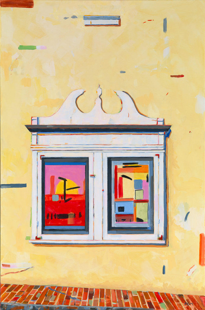 "Island Theater Poster Box 1966" 24" x 36" acrylic on canvas  2020
$5,000.