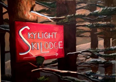 Skylight Ski Lodge
Oil 
18' X 24"
Sold