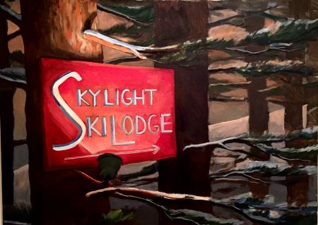 Skylight Ski Lodge
Oil 
18' X 24"
Sold