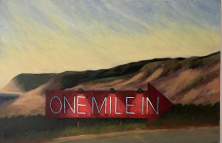 One Mile In
20" x 30" acrylic on canvas