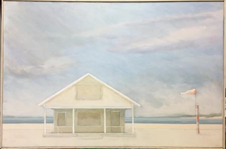Cottage with Windsock
24' x 36" acrylic
1989