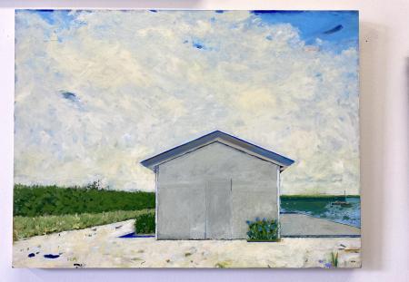 "Grey Gardens" 18" x 24"
Acrylic and oil on wood panel.
$3,500.
